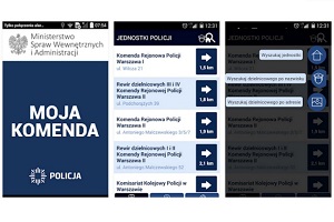 Aplikacja „Moja Komenda” – kontakt z policją i dzielnicowymi na wyciągnięcie ręki
