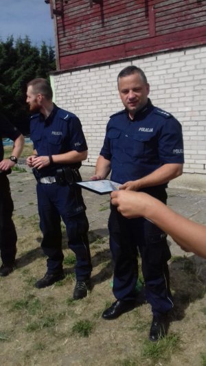 Spotkania profilaktyczne z udziałem policjantów Wydziału Ruchu Drogowego KPP w Kamieniu Pomorskim
