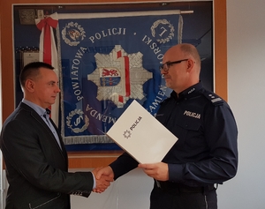 Pożegnanie asp. szt. Ireneusza Krakowskiego z mundurem